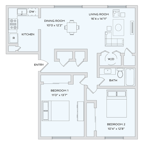 Lake Castleton Apartment Homes | Indianapolis, IN | Floor Plans